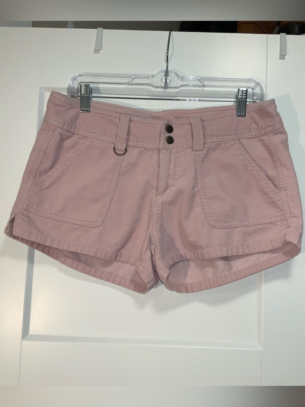 Aeropostale Dusty Pink Cotton Utility Shorts